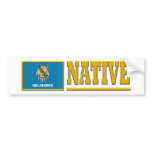 Oklahoma Native bumper stickers