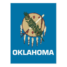 Oklahoma State Flag Postcard