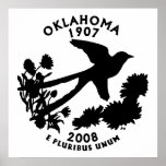 Oklahoma State Quarter Print