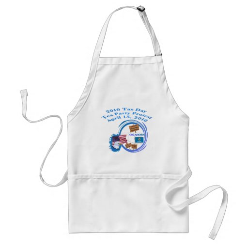 Oklahoma Tax Day Tea Party Protest Apron