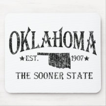 Oklahoma - The Sooner State Mouse Pads