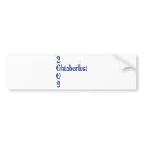 oktoberfest 2009 bumper stickers