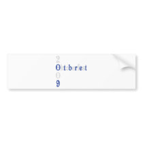 oktoberfest 2009 icon bumper stickers