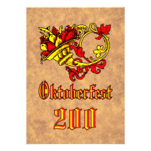 Oktoberfest 200 YearsCelebration Custom Announcement