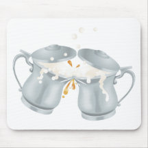 Oktoberfest Ale Beer Mug Tankards Toasting Mousepad