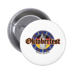 Oktoberfest Beer and Pretzels Button