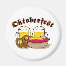 Oktoberfest Beer Fridge Magnets