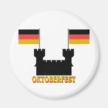 Oktoberfest Castle Magnets