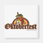 Oktoberfest Dachshund Refrigerator Magnet