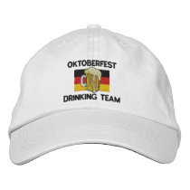 Oktoberfest Drinking Team Embroidered Cap Embroidered Baseball Cap
