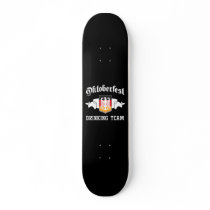 Oktoberfest drinking team skate deck