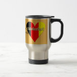 Oktoberfest Festival on Flag Heart Travel Mug