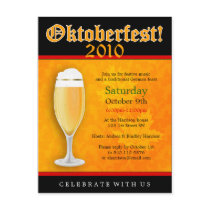 Oktoberfest Invitation Postcard