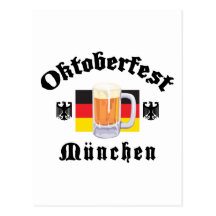 Oktoberfest Munchen Post Card