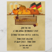 Oktoberfest, Pumpkins, Beer, Flyer