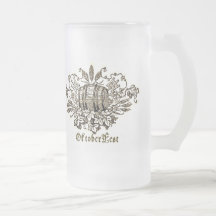 OKTOBERFEST VINTAGE KEG OF BIER BEER STEIN MUG