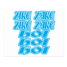 Oktoberfest Zike Zake Postcard