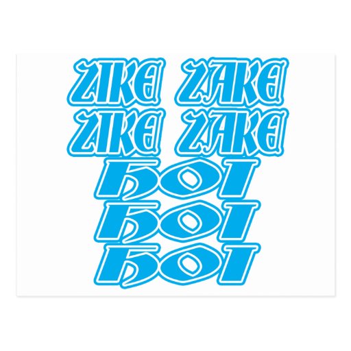 Oktoberfest Zike Zake Postcard