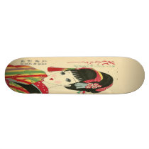 Okura, Anime Japanese Beauty Skateboard