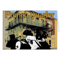 Old Absinthe House Brass Band, French Quarter, New Greeting Cards