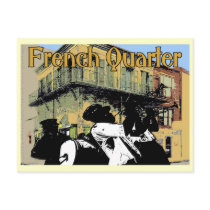 Old Absinthe House Brass Band, French Quarter, New Postcard