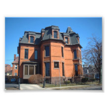 Old Architectural Home in Buffalo NY Photo Print