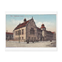 Old Baku - Kommercheskoye Uchilishe - Pedinstitut Postcards