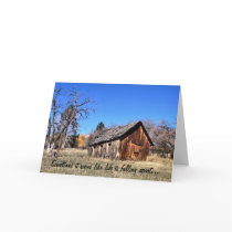 Old Barn Encouragement Card