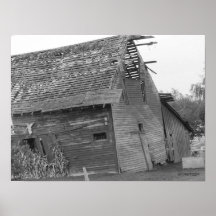 Old Barn Poster
