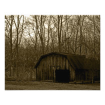 Old Barn (sepia) Photographic Print