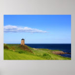 Old, beautiful windmill, St Monans, Scotland posters