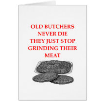 old bitchers never die greeting card