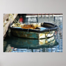 Old boat print