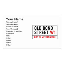 Old Bond Street Business Cards