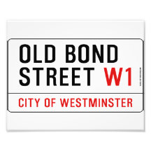 Old Bond Street Photo Print