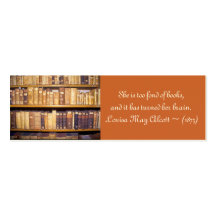 Old Books/Quotation mini-bookmark Business Card Templates