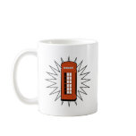 Old British Telephone Box Mug
