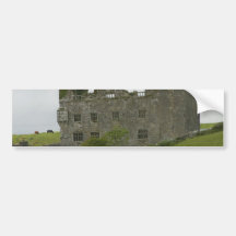 Old Building Castle On Green Hill Bumper Stickers