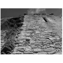 Old building. Stone Wall and Sky. Photo Cut Outs