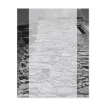 Old building. Tall Stone Wall. Full Color Flyer