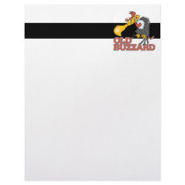 old buzzard funny cartoon character custom letterhead
