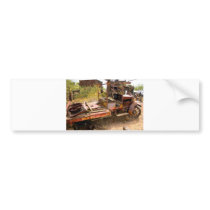 Old Car bumper sticker