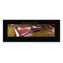 Old Car City USA Front Lot D Panoramic Print Photo