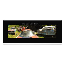 Old Car City USA Front Lot Panoramic Print Photo
