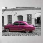 Old car in Trinidad, Cuba Posters