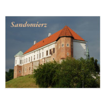 Old castle in Sandomierz. Poland Post Cards