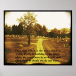 Old Cemetery Poster