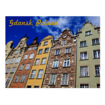 Old city of Gdansk, Poland Post Card