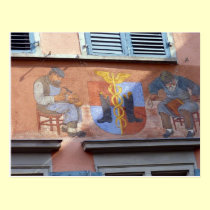 Old City Zurich, Switzerland postcards