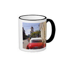 Old classic American auto in Guanabacoa a town Coffee Mugs